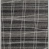 Rugs * | Quick Delivery Capri Mod Plaid Black & Grey 6.5 9.3 Linon Home Decor Rugbc11471