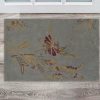 Rugs * | Online Sales Trio Plate Blue & Gold 1.10 2.10 Linon Home Decor Rug-Tamo1423