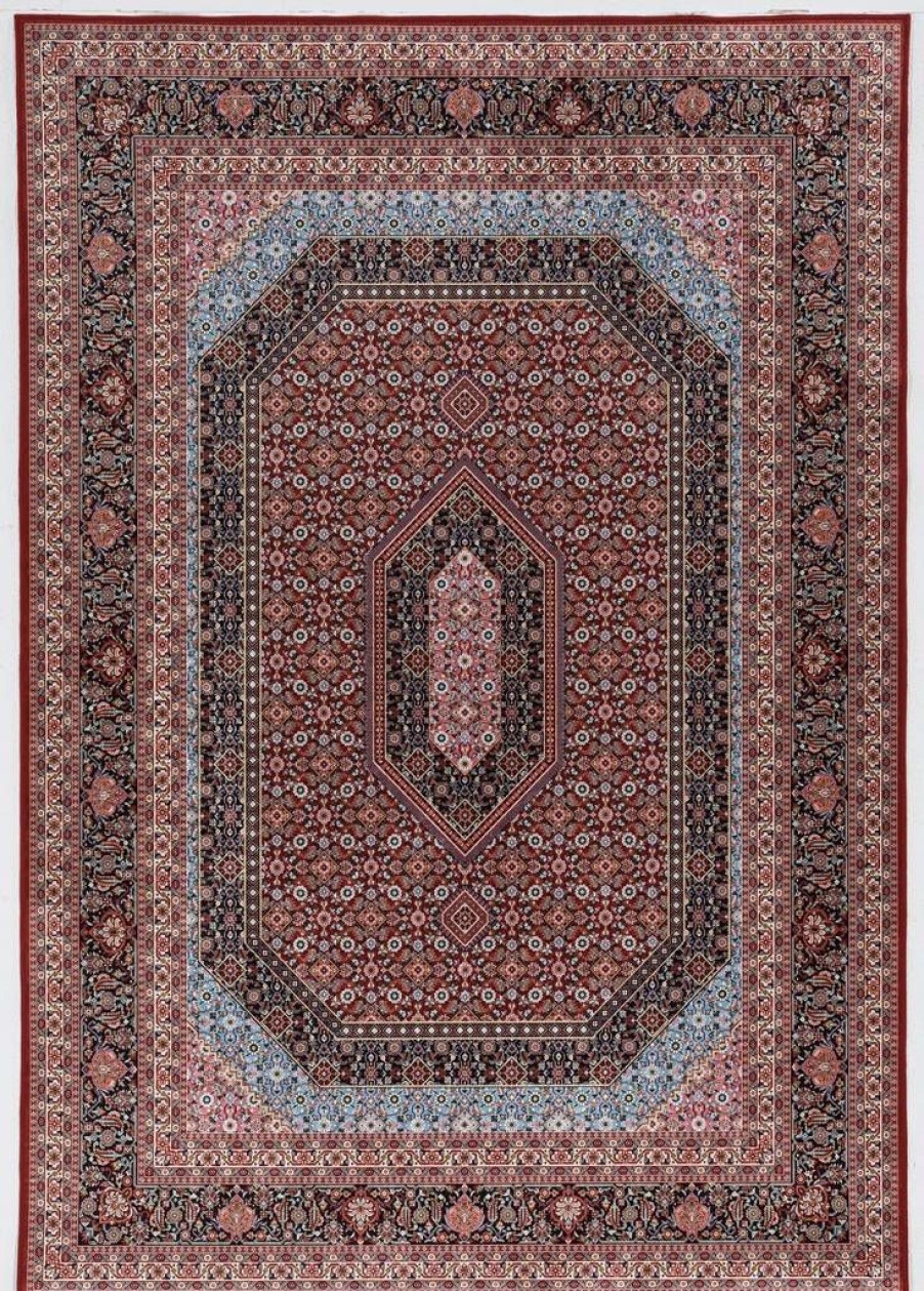 Rugs * | Online Store Emerald Milton Red & Blue 6.7 9.7 Linon Home Decor Rugem2971