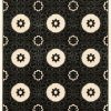 Rugs * | Special Prisma Karma Black & White 2 3 Linon Home Decor Rugpa1623