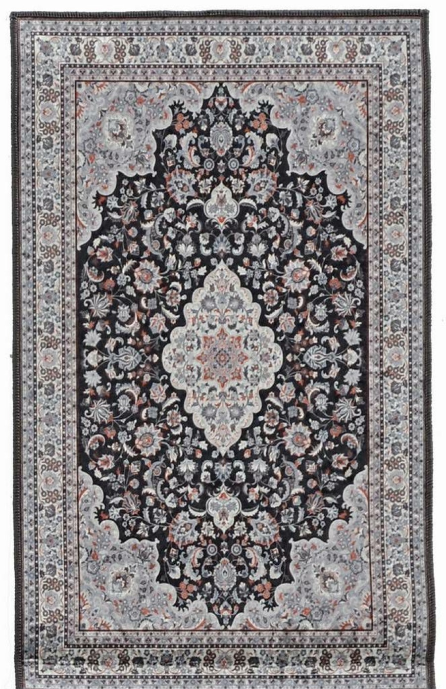 Rugs * | Online Store Emerald Barton Black & Cream 2.2 3.2 Linon Home Decor Rugem0523