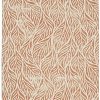 Rugs * | Closeout Sale Washable Leona Ivory/Rust 3 5 Linon Home Decor Rugwr2835