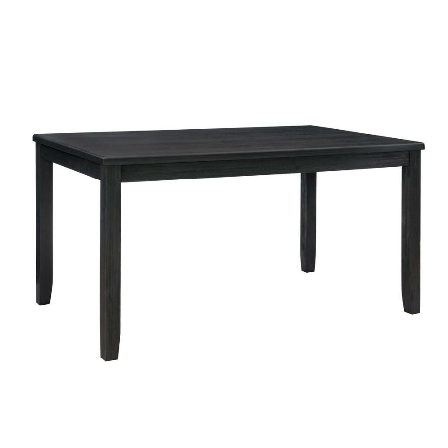 Kitchen & Dining * | Crazy Deals Jorissen Dining Table Dark Charcoal Linon Jn470Bwsh01U