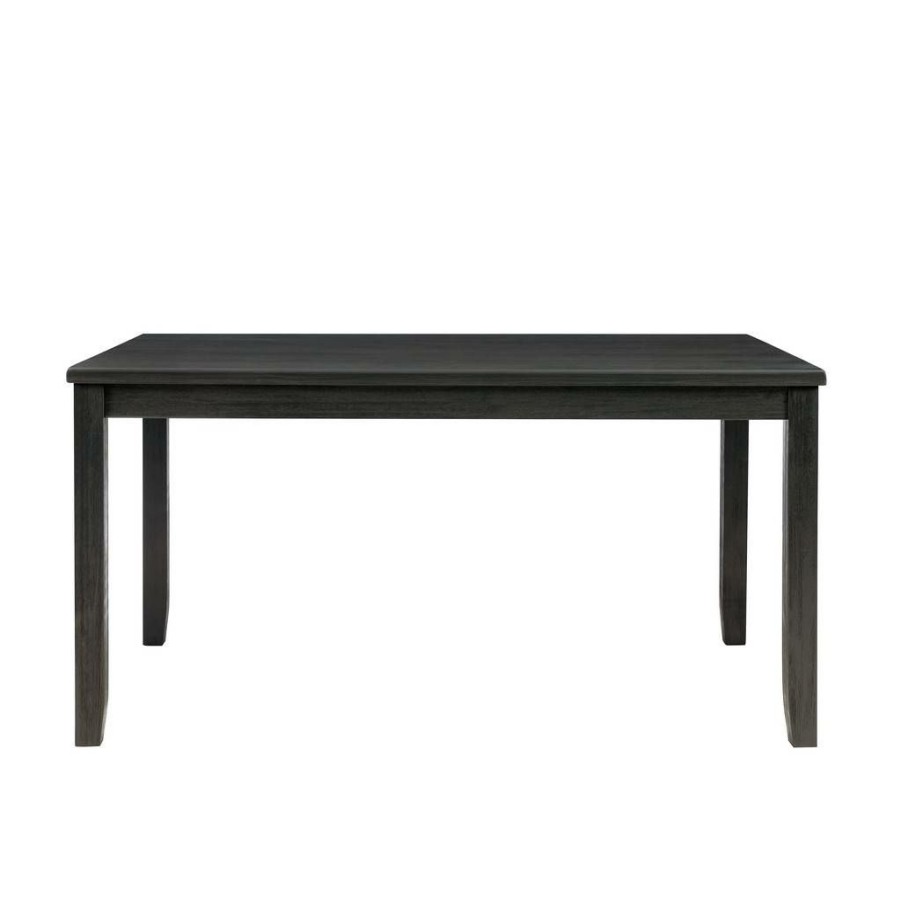 Kitchen & Dining * | Crazy Deals Jorissen Dining Table Dark Charcoal Linon Jn470Bwsh01U