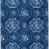 Rugs * | High Quality Washable Simon Blue/Ivory 3 5 Linon Home Decor Rugwr2035