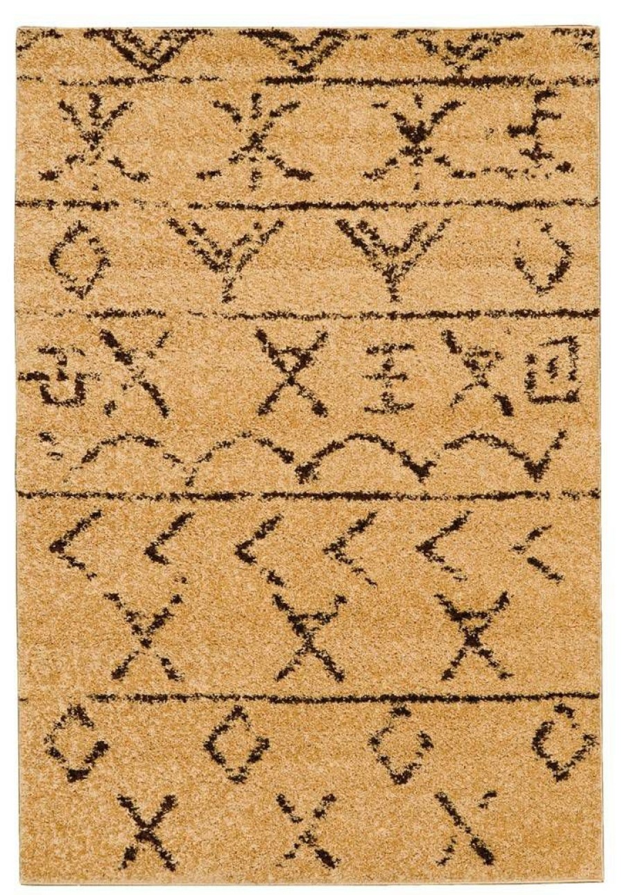 Rugs * | Cheap Moroccan Atlas Camel & Brown 3 5 Linon Home Decor Rugmc0935