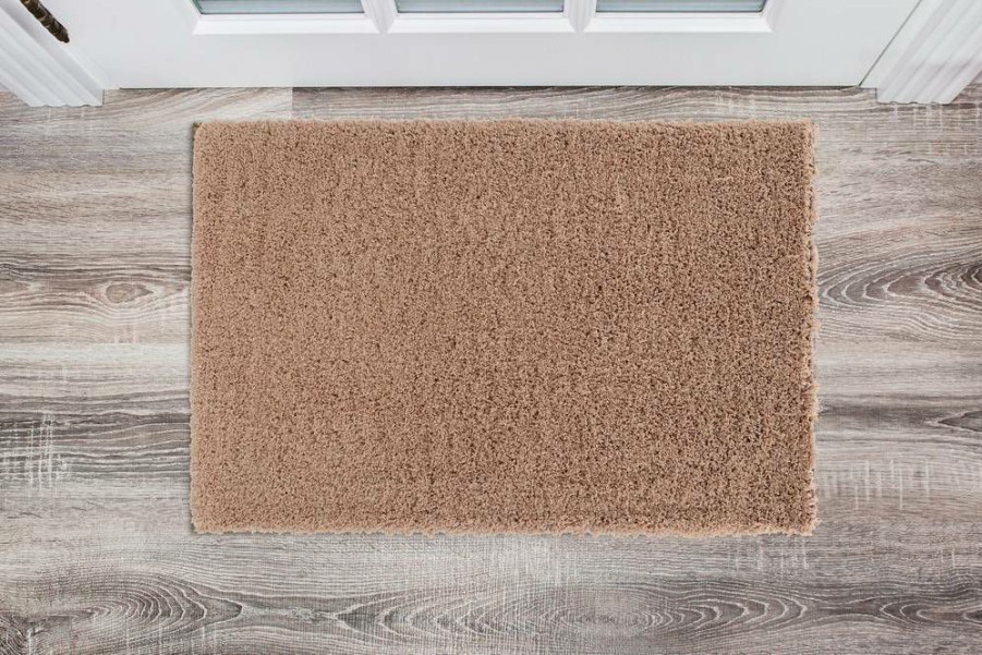 Rugs * | Quick Delivery Pastel Shaggy Sand 2 3 Linon Home Decor Rugps0523