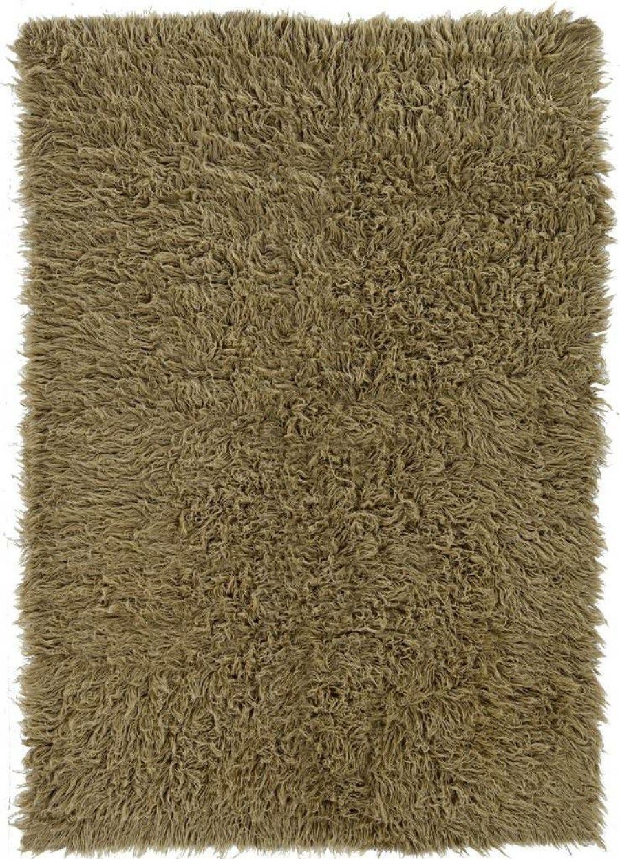 Rugs * | Cheap 3A Flokati 2000Gr Mushroom 7 10 Linon Home Decor Flk-3Am0171