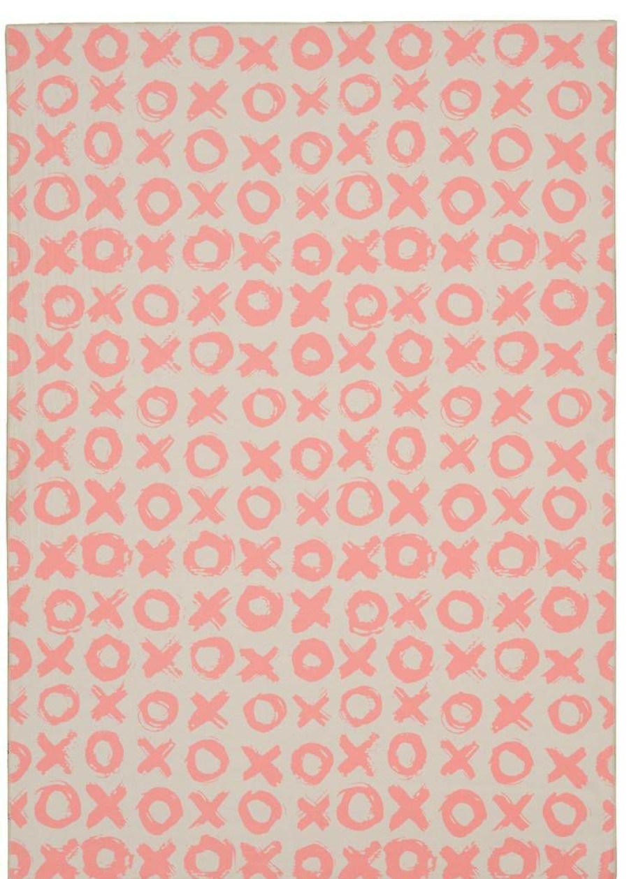 Rugs * | Online Sales Washable Maybell Ivory/Pink 2 3 Linon Home Decor Rugwr2423