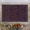 Rugs * | Special Style Trio Leona Chocolate & Violet 1.10 2.10 Linon Home Decor Rug-Ta06223