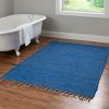 Rugs * | Online Store Verginia Berber Blue 3.6 5.6 Linon Home Decor Rug-Ve21646