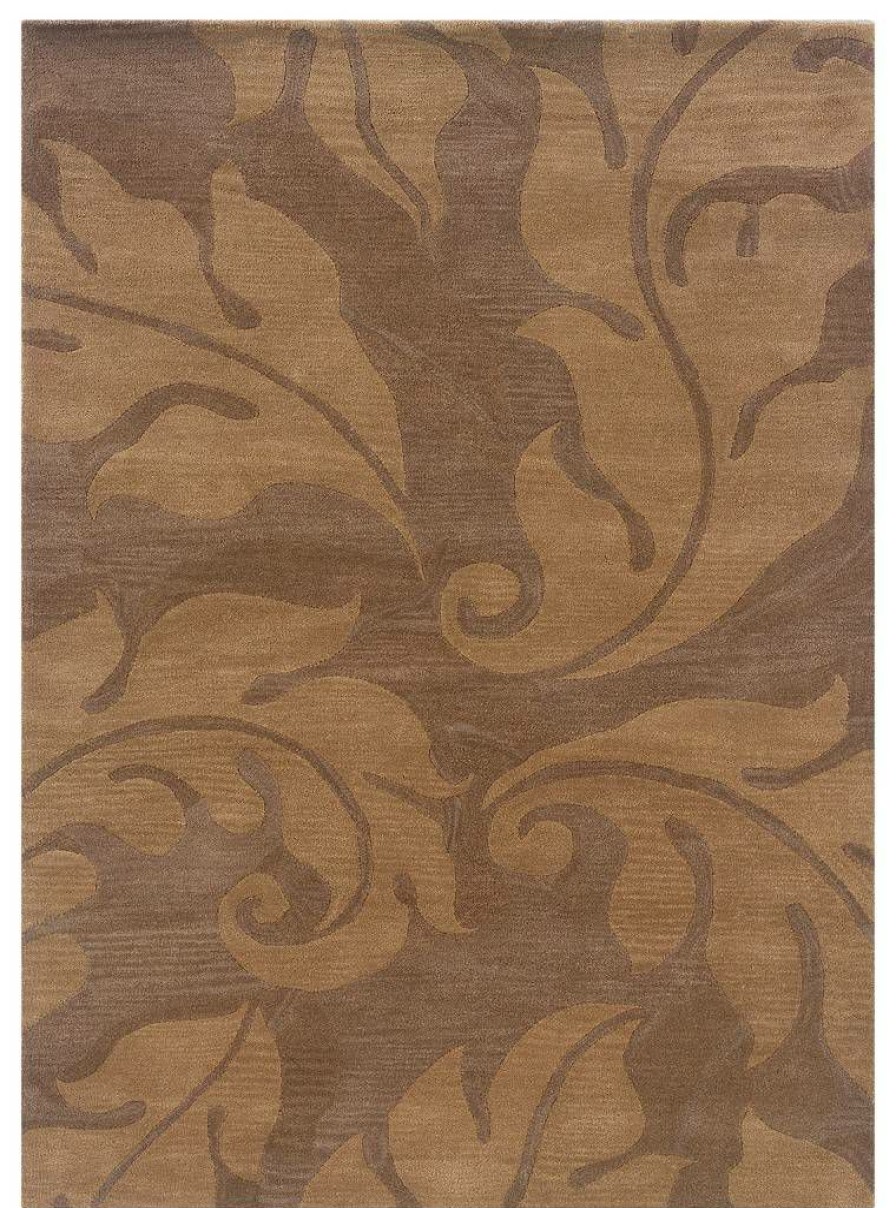 Rugs * | Best Sellers Florence Laurent Beige & Gold 1.10 2.10 Linon Home Decor Rug-Fl0723