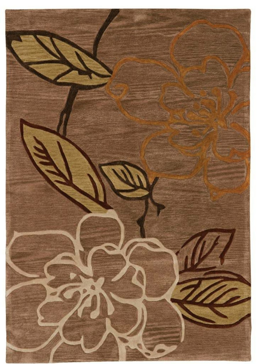 Rugs * | Online Sales Trio Space Dyed Beige & Green 1.10 2.10 Linon Home Decor Rug-Tasd0623