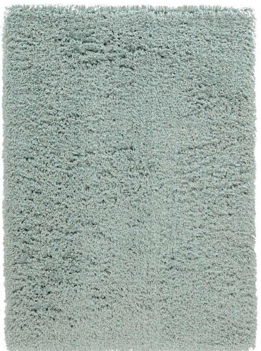 Rugs * | Quick Delivery Pastel Shaggy Aqua 2 3 Linon Home Decor Rugps0423