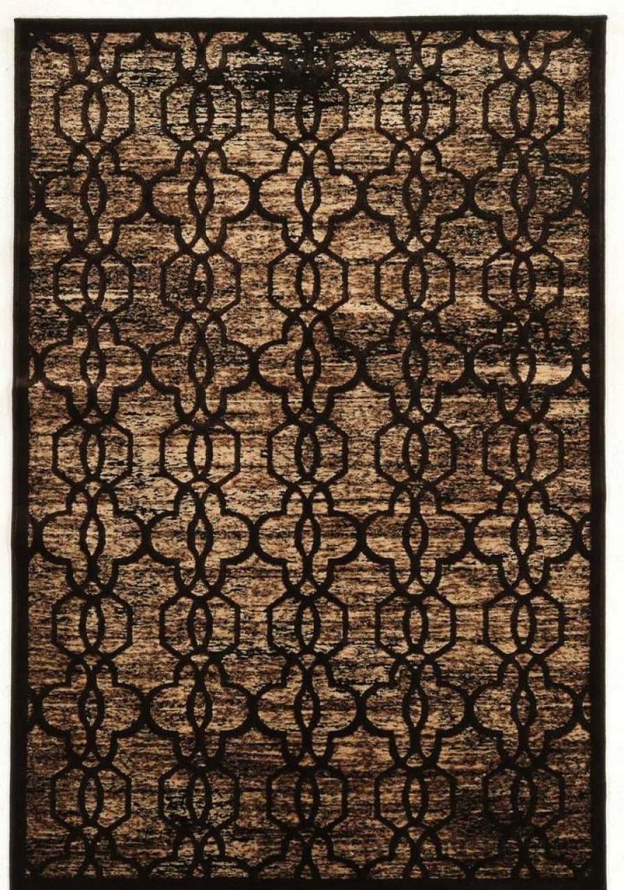 Rugs * | Best Sellers Platinum Irongate Brown & Beige 2 3 Linon Home Decor Rugpm0623