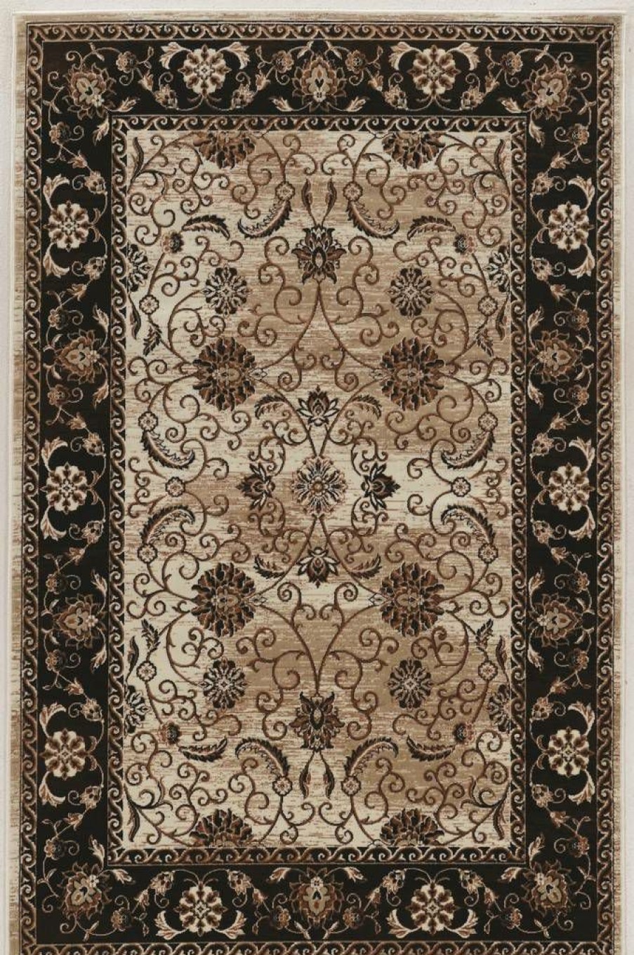 Rugs * | Crazy Deals Vintage Isfahan Ivory & Blue 2 3 Linon Home Decor Rugvt3523