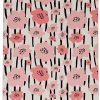 Rugs * | Crazy Deals Washable Laurel Ivory/Pink 3 5 Linon Home Decor Rugwr2635