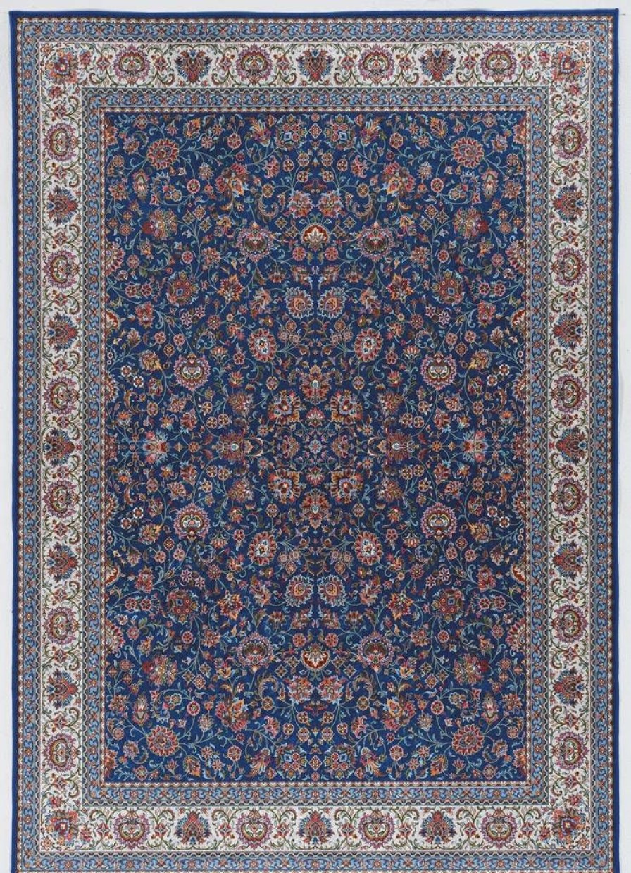 Rugs * | Online Store Emerald Ritchie Blue & Ivory 2.2 3.2 Linon Home Decor Rugem2823