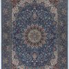 Rugs * | Closeout Sale Emerald Klein Blue & Ivory 6.7 9.7 Linon Home Decor Rugem3471