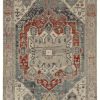 Rugs * | Excellent Great Zero Anlow Ivory & Blue 3 5 Linon Home Decor Ruggz0935