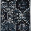 Rugs * | Crazy Deals Vintage Karthur Navy & Beige 2 3 Linon Home Decor Rugvt4123