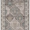 Rugs * | Classical Vintage Belouch Grey & Charcoal 2 3 Linon Home Decor Rugvt1423