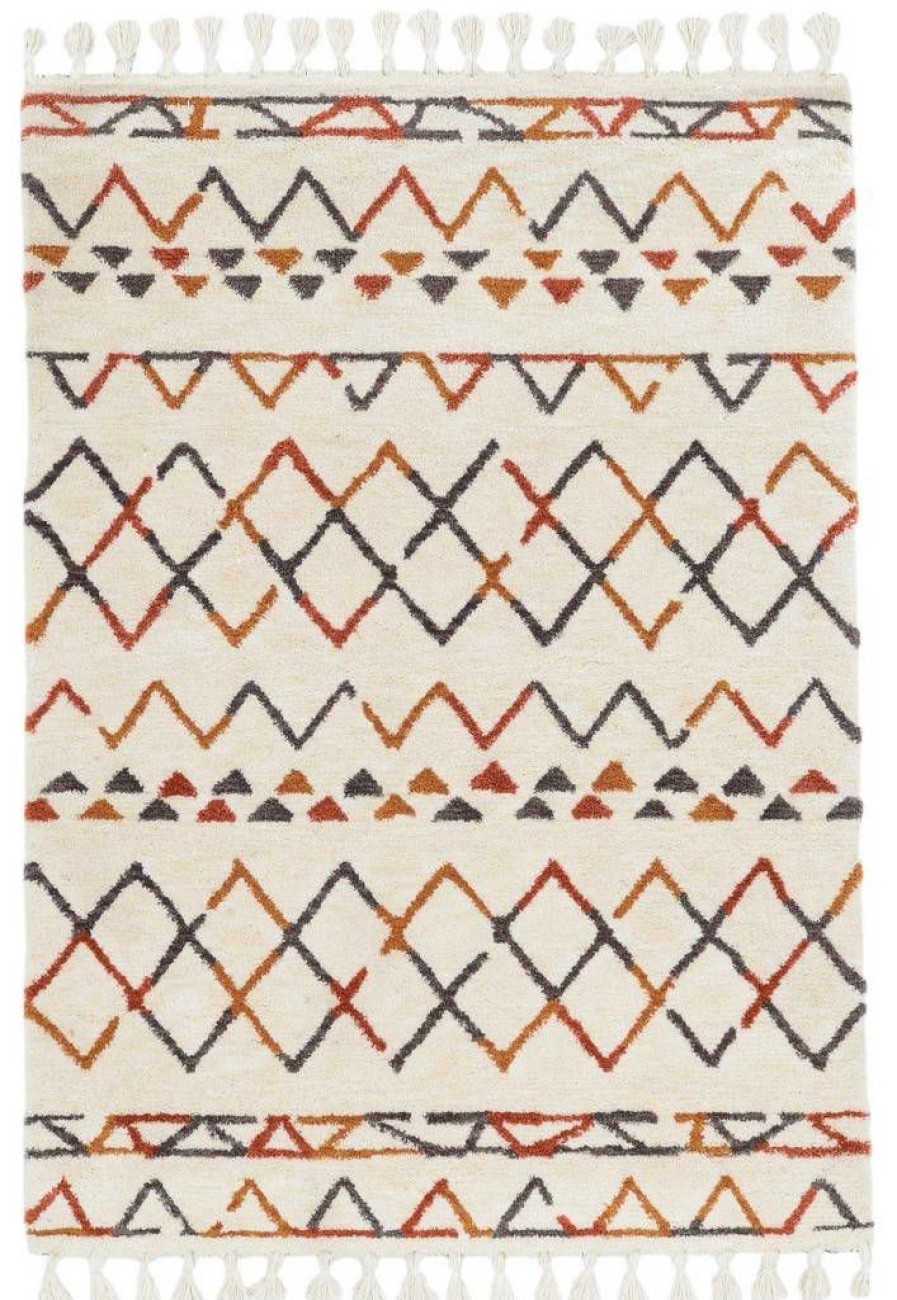 Rugs * | Cheap Marrakech Zig Ivory & Multi 2 3 Linon Home Decor Rugmk0123