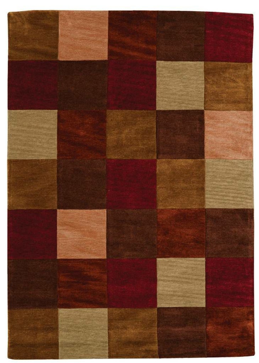 Rugs * | Crazy Deals Trio Colorblock Beige & Sage 1.10 2.10 Linon Home Decor Rug-Tad21623