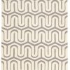 Rugs * | Crazy Deals Geo Sasha Grey & Ivory 2 3 Linon Home Decor Rugge1023