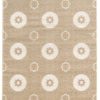 Rugs * | Online Sales Prisma Karma Light Beige & White 2 3 Linon Home Decor Rugpa1123