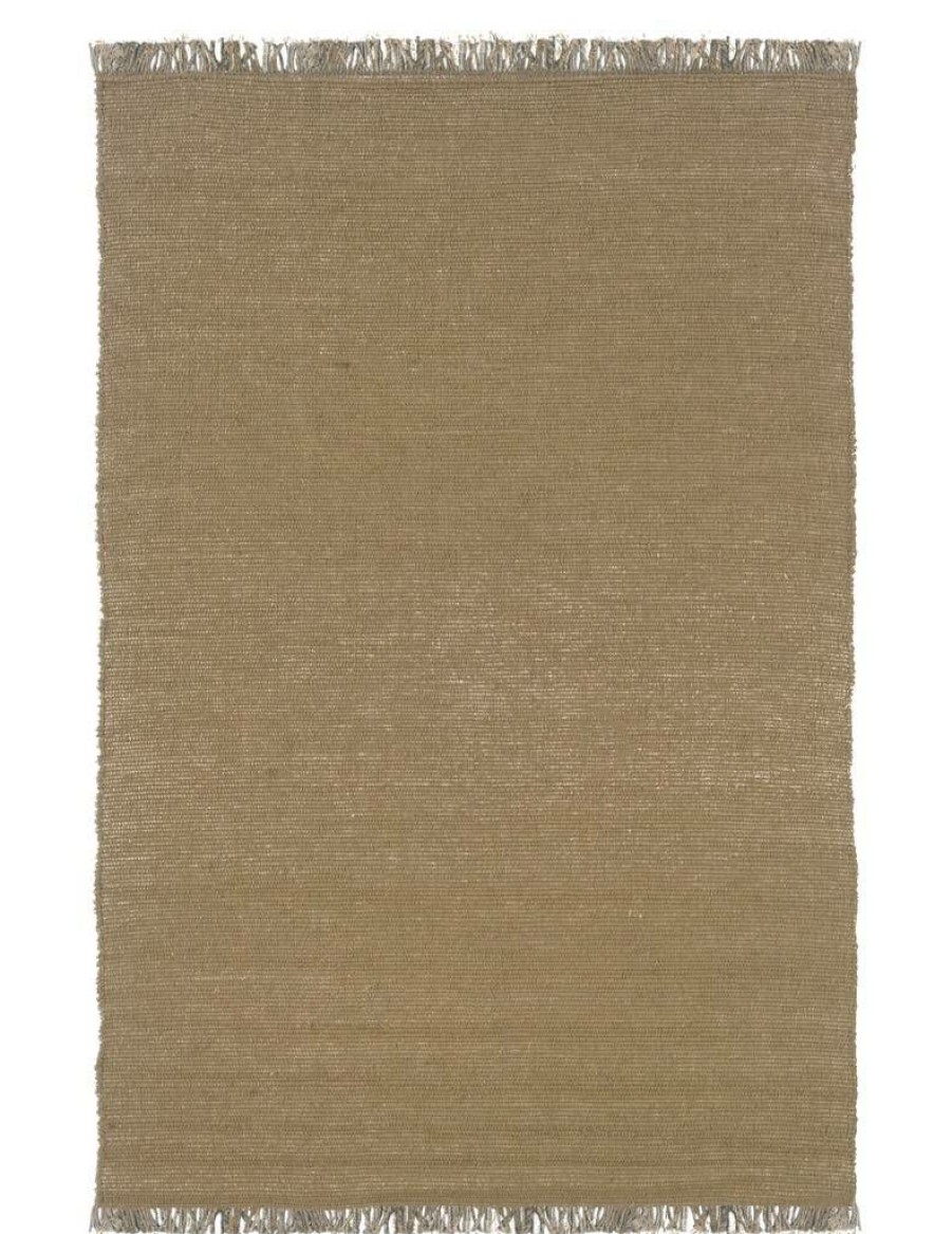 Rugs * | Crazy Deals Verginia Berber Mushroom 3.6 5.6 Linon Home Decor Rug-Ve50546