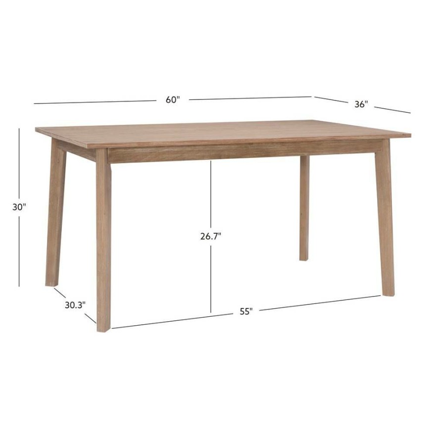 Kitchen & Dining * | Quick Delivery Drury Dining Table Linon D1379D20Dtn