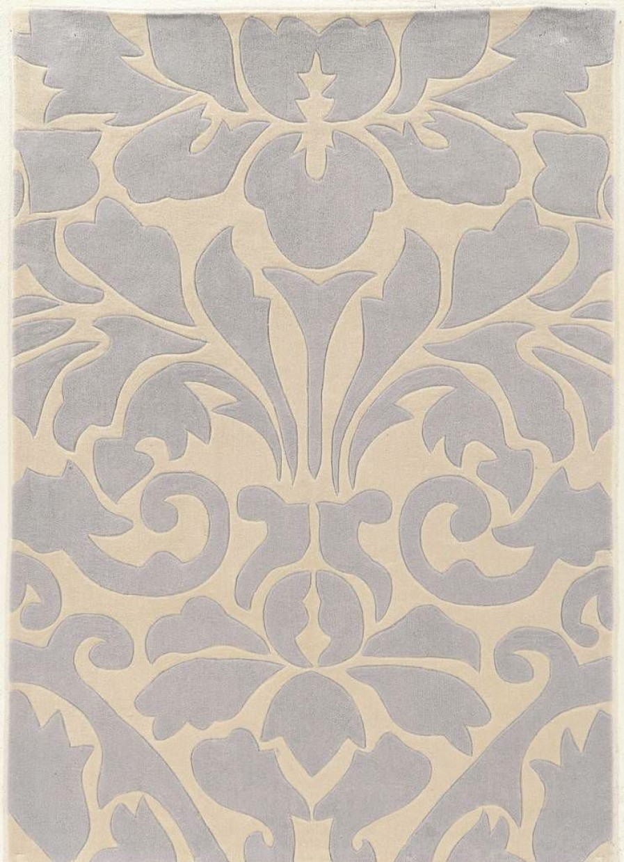 Rugs * | Closeout Sale Trio Hanlin Ivory & Grey 1.10 2.10 Linon Home Decor Rugta42223