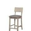 Bar * | Best Sellers Jordan Gray Wash Counter Stool Linon 017101Gwsh01U