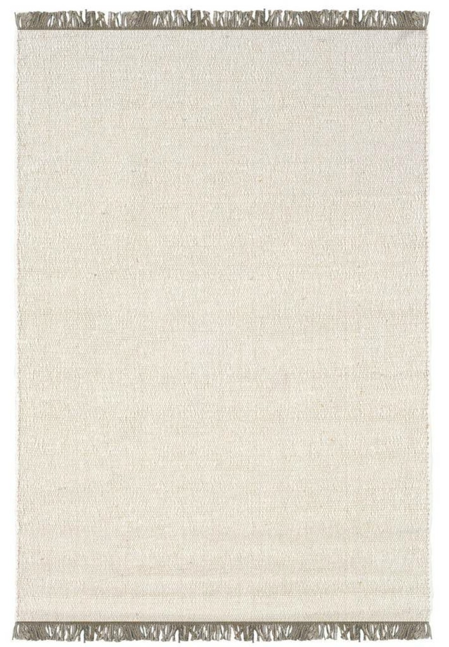 Rugs * | High Quality Verginiaberber Natural & Ivory 1.10 2.10 Linon Home Decor Rug-Ve50723