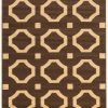 Rugs * | Top Sellers Claremont Octagon Brown & Beige 2 3 Linon Home Decor Rugct2323