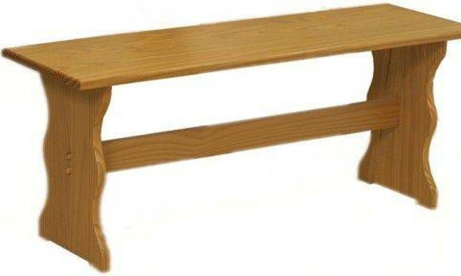 Kitchen & Dining * | Online Sales Chelsea Simple Bench In Natural Finish Linon 90367N2-01-Kd-U