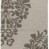 Rugs * | Online Sales Trio Medallion Grey 1.10 2.10 Linon Home Decor Rugta56023