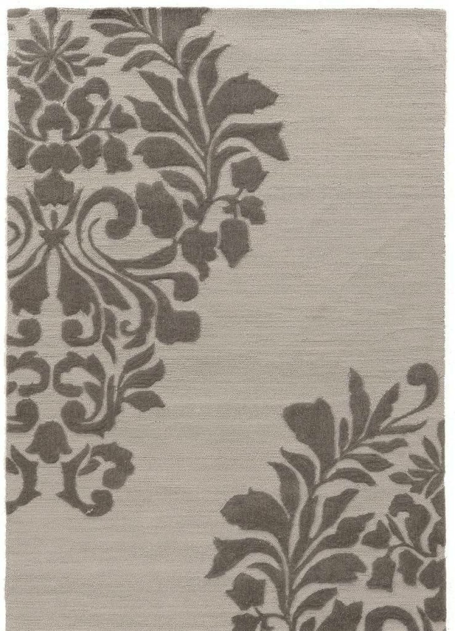 Rugs * | Online Sales Trio Medallion Grey 1.10 2.10 Linon Home Decor Rugta56023