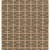 Rugs * | Special Aspire Wool Tetris Taupe 2 3 Linon Home Decor Rugae1823