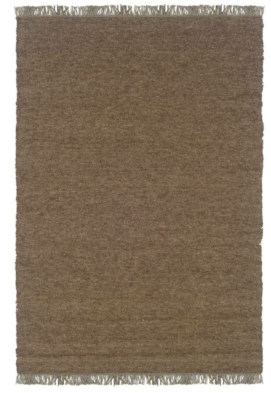 Rugs * | Quick Delivery Verginia Berber Cocoa&Mushroom 1.10 2.10 Linon Home Decor Rug-Ve50423