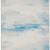 Rugs * | Top Sellers Washable Tiana Ivory/Blue 2 3 Linon Home Decor Rugwr3823