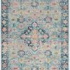 Rugs * | Top Sellers Emerald Canton Blue & Ivory 2.2 3.2 Linon Home Decor Rugem1823