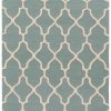 Rugs * | Fashion Trio Geo Turquoise & Ivory 1.10 2.10 Linon Home Decor Rugta70623