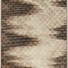 Rugs * | Classical Evolution Trellis Zigzag Beige&Brown 2 3 Linon Home Decor Rugev1323