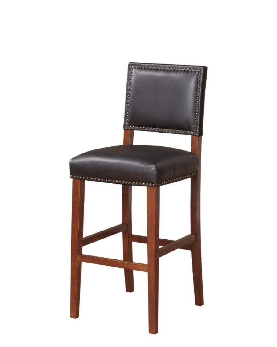 Bar * | Top Sellers Brook Bar Stool Black Linon 0233Blk01U