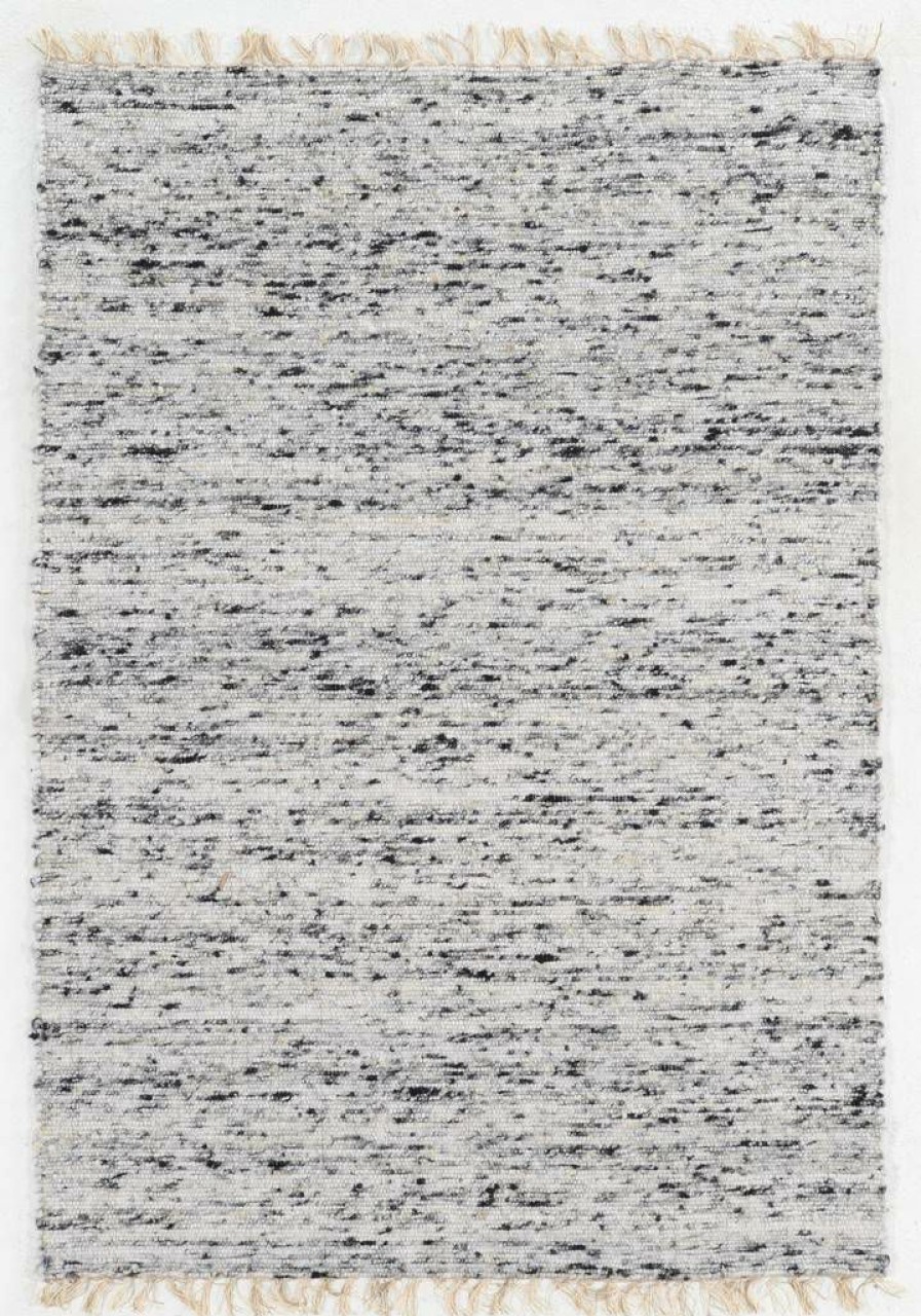 Rugs * | Fashion Verginiaberber Natural & Black 1.10 2.10 Linon Home Decor Rug-Ve21123