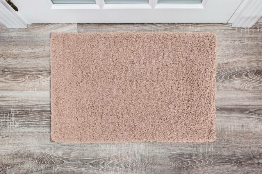 Rugs * | Special Pastel Shaggy Blush 2 3 Linon Home Decor Rugps0623