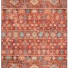 Rugs * | Crazy Deals Washable Devlin Red/Ivory 3 5 Linon Home Decor Rugwr1935