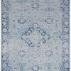 Rugs * | Online Sales Emerald Canton Blue & Ivory 3.3 5 Linon Home Decor Rugem1035